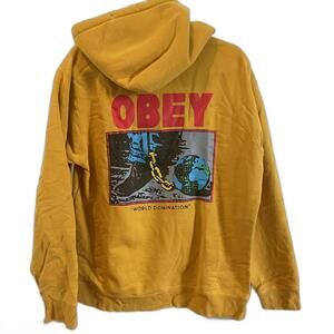 Obey World Domination Hoodie - Mustard Yellow